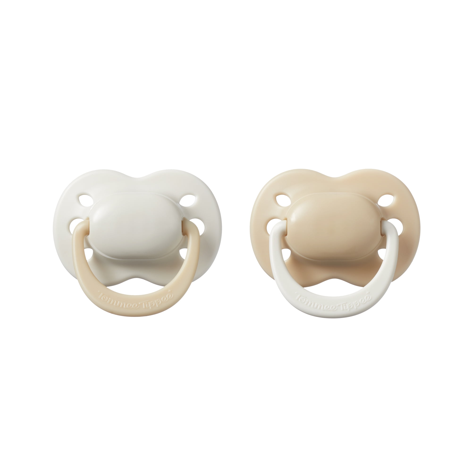 Tommee Tippee Newborn Pacifiers, 0-2 Months, Matte Texture, Reusable Sterilizer Pod, pack of 2
