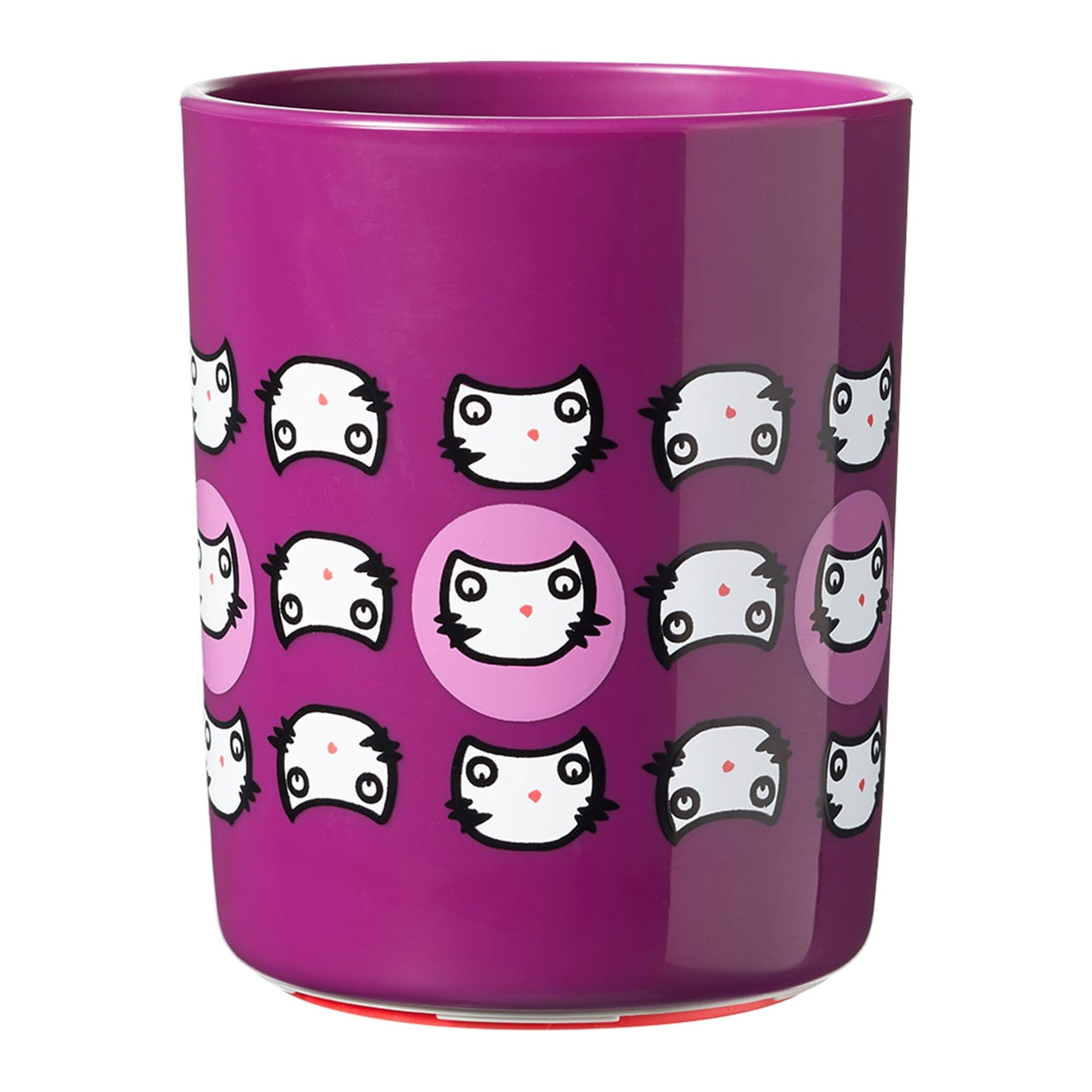 Tommee Tippee No Knock Toddler Cup, Cat – 6 ounces, 12+ months, 1-Pack
