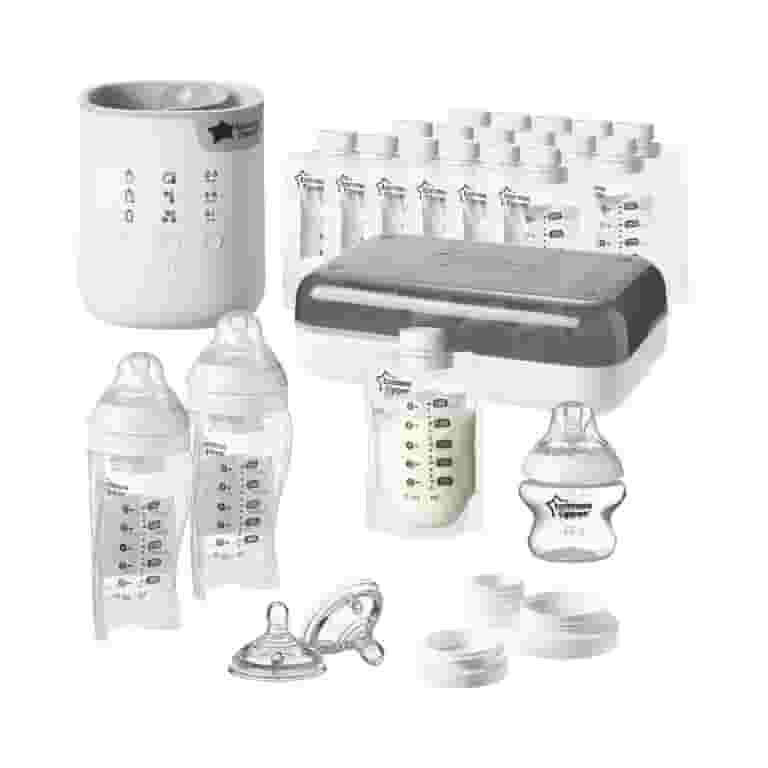 Tommee Tippee Pump Go Complete Breast Milk Feeding Starter Set
