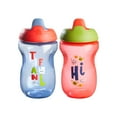 thumbnail image 1 of Tommee Tippee Sippy Cup, 10oz, 9 months+, 2 Pack | Spill-Proof, BPA Free, Blue & Red, 1 of 7