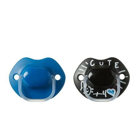 Tommee Tippee Street Smart Pacifier 6-18 Months, Pattern, Design and Colors May Vary - 2 Count