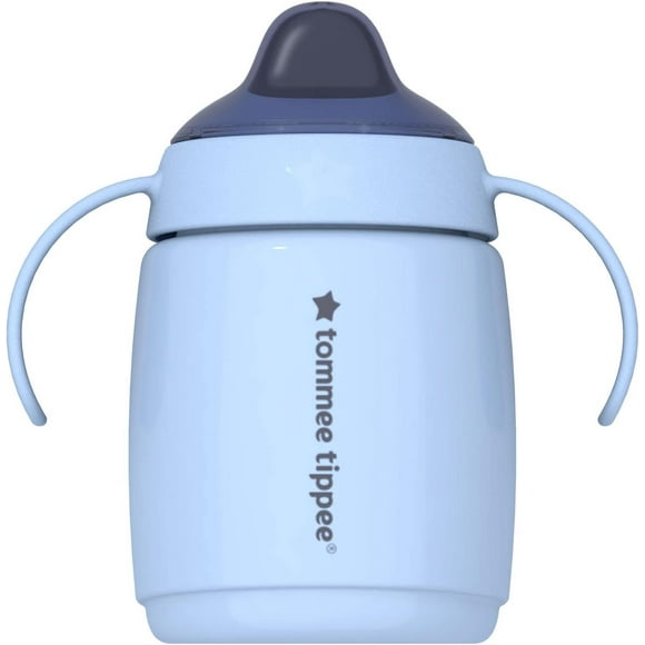 Tommee Tippee Superstar Training Sippy Cup for Toddlers, 100% Leak-Proof & Shake-Proof, 10oz, 6+ Months, Blue