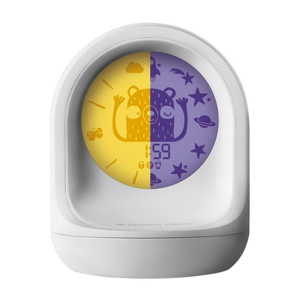 Tommee Tippee Toddler Sleep Training Clock, Kids Alarm Clock and Sound Machine