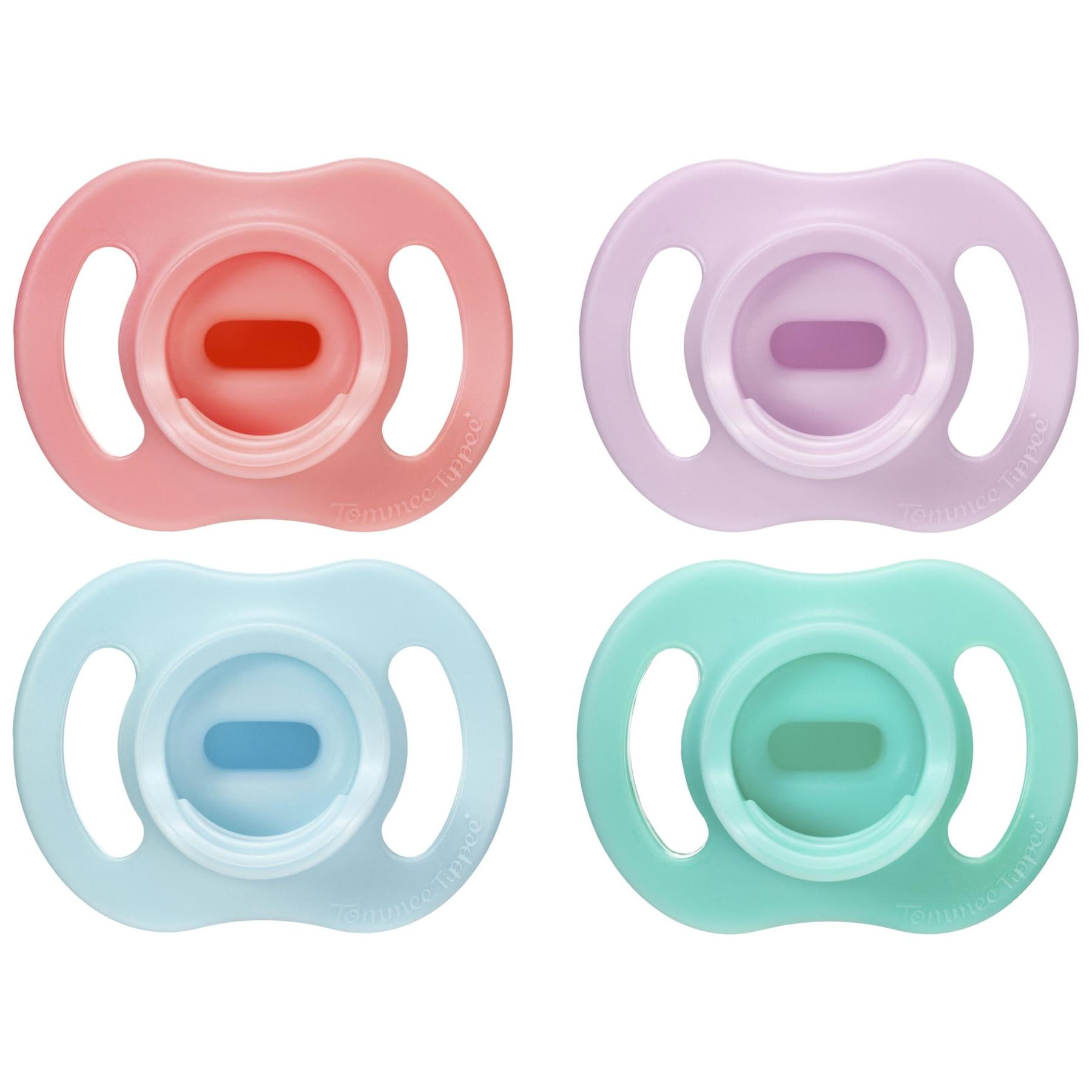 Tommee Tippee Ultra-light StayPut Pacifier, 6-18m, One-Piece Silicone Design