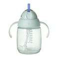 thumbnail image 1 of Tommee Tippee Starter Weighted Straw Baby & Toddler Cup, Spill-Proof, 6m+, 10oz, Green, 1-Pack, 1 of 9