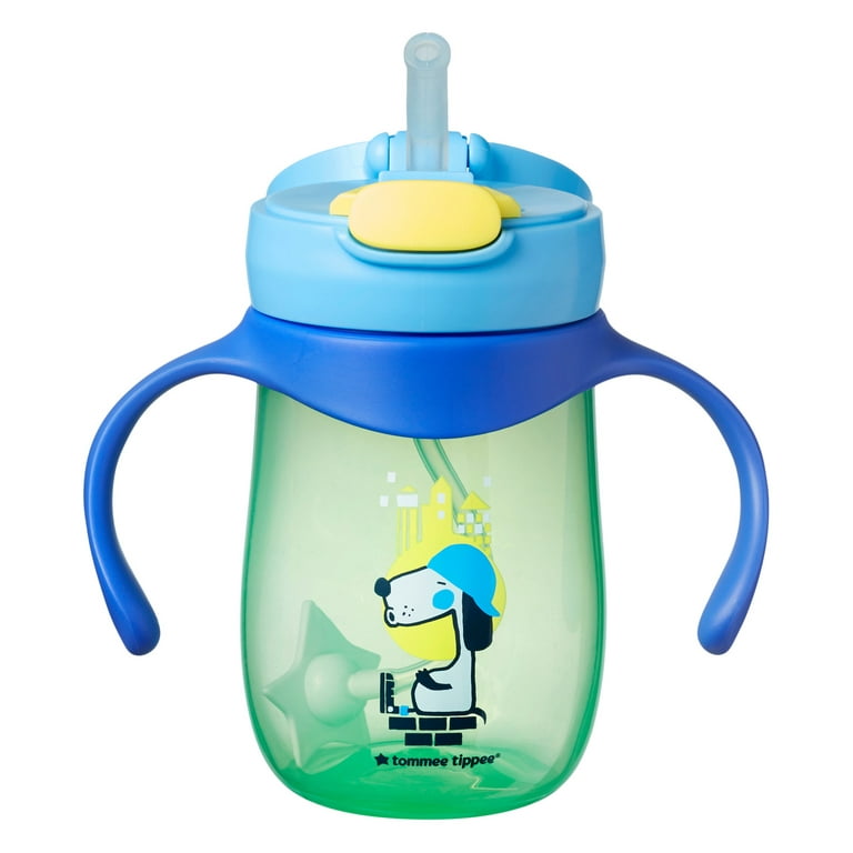 FDBTL Sippy Cup with Straw 12oz Toddler Sippy Cups Soft Baby Straw