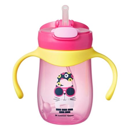 Tommee Tippee Weighted Straw Toddler Sippy Cup, 8 Ounces - 6+ Months, 1 Count
