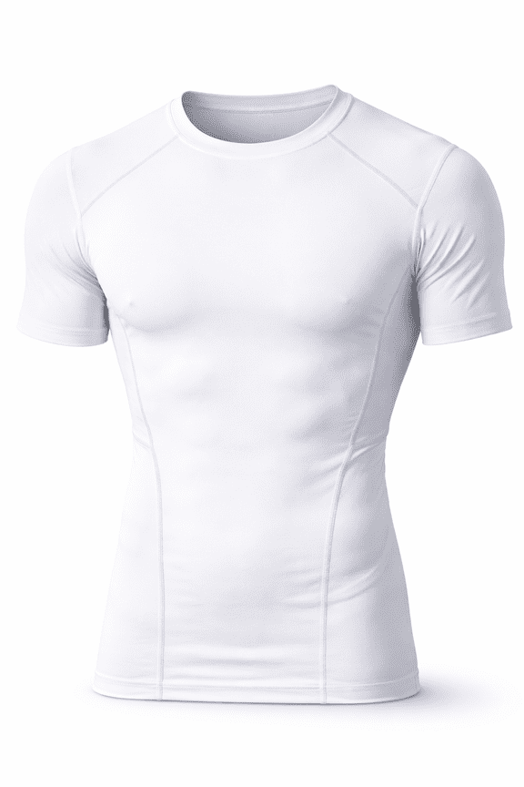 Men's Back Support Compression Shirts with Pain Relief, Support