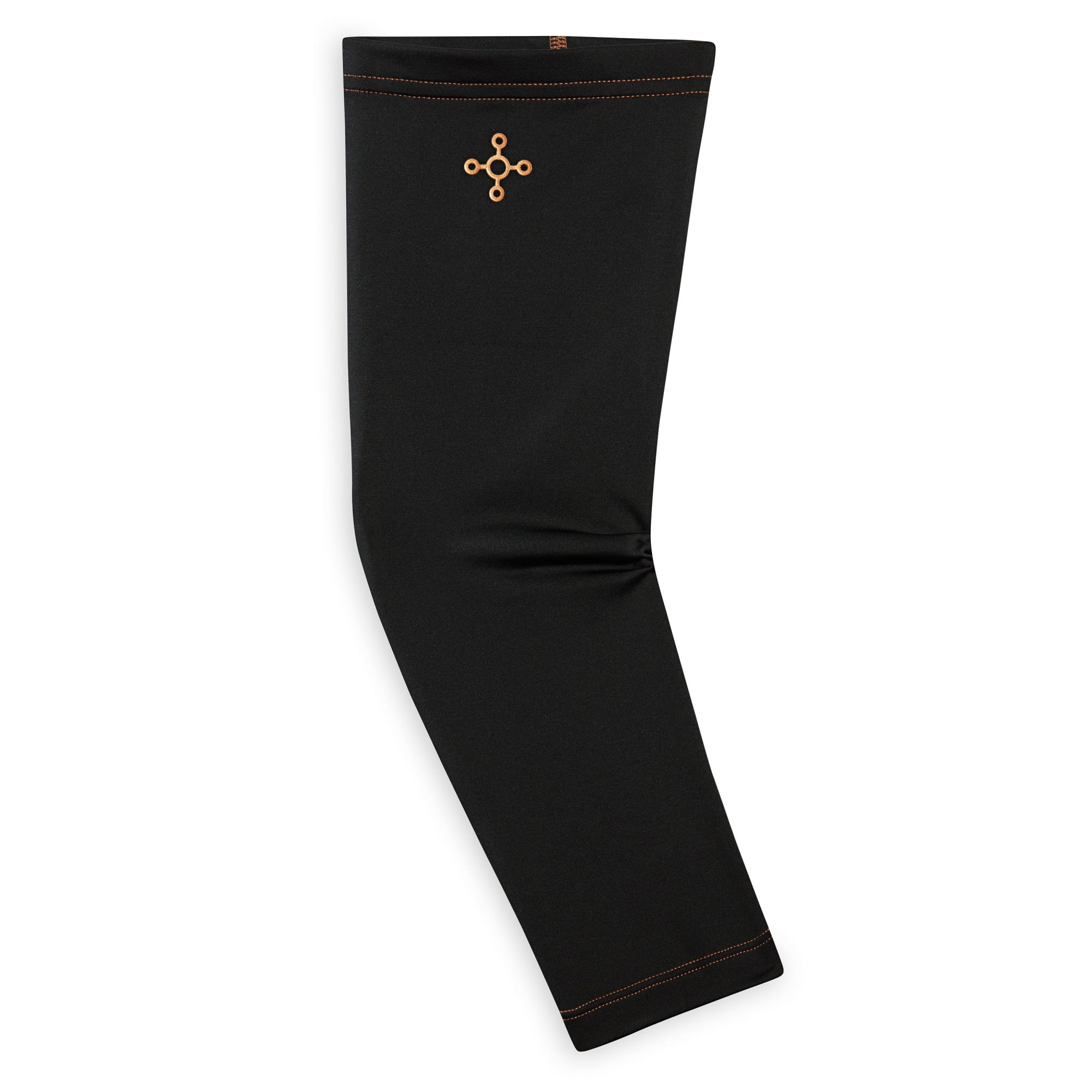 Black Compression Arm Sleeve with Copper Infusion, Large/Extra-Large