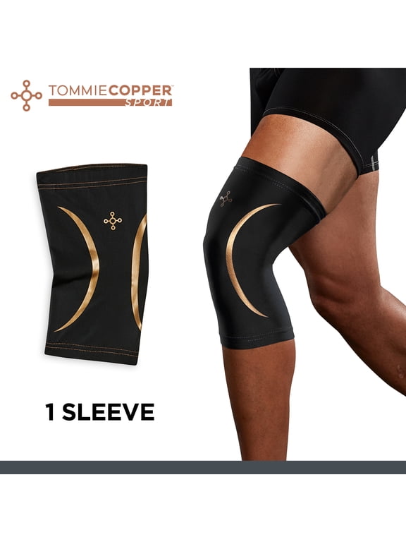 Sport Compression Knee Sleeve, Black, Large/Extra-Large, 1 Count per Pack