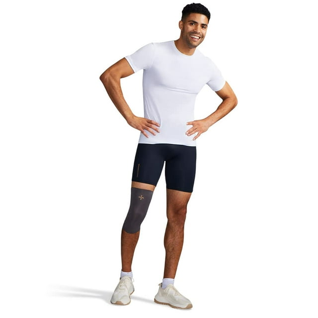 Tommie Copper Unisex Core Compression Knee Sleeve, Slate Grey, XXLarge