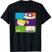 Tommy Angelica Chuckie Characters Shirt BLACK Unisex S-5XL Hot Trending Shirt, Vintage Birthday Gift
