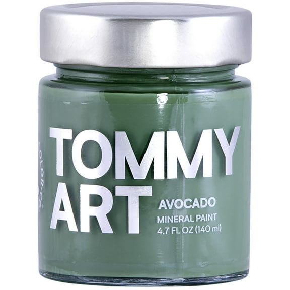 Tommy Art Chalk-Based Mineral Paint 140ml-Avocado