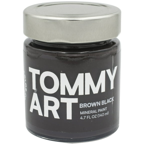 Tommy Art Chalk-Based Mineral Paint 140ml-Brown Black