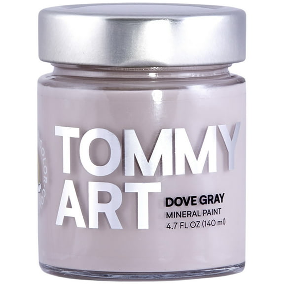 Tommy Art Chalk-Based Mineral Paint 140ml-Dove Gray