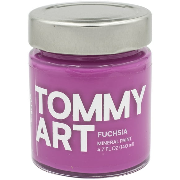 Tommy Art Chalk-Based Mineral Paint 140ml-Fuchsia