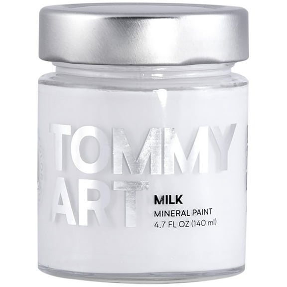 Tommy Art Chalk-Based Mineral Paint 140ml-Milk