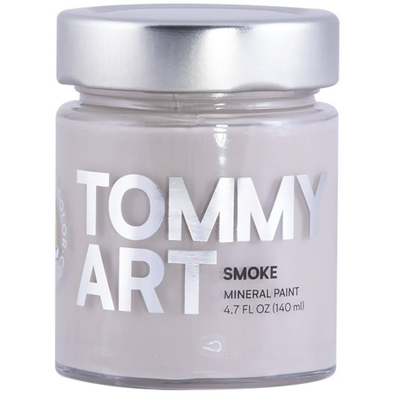 Tommy Art Chalk-Based Mineral Paint 140ml-Smoke