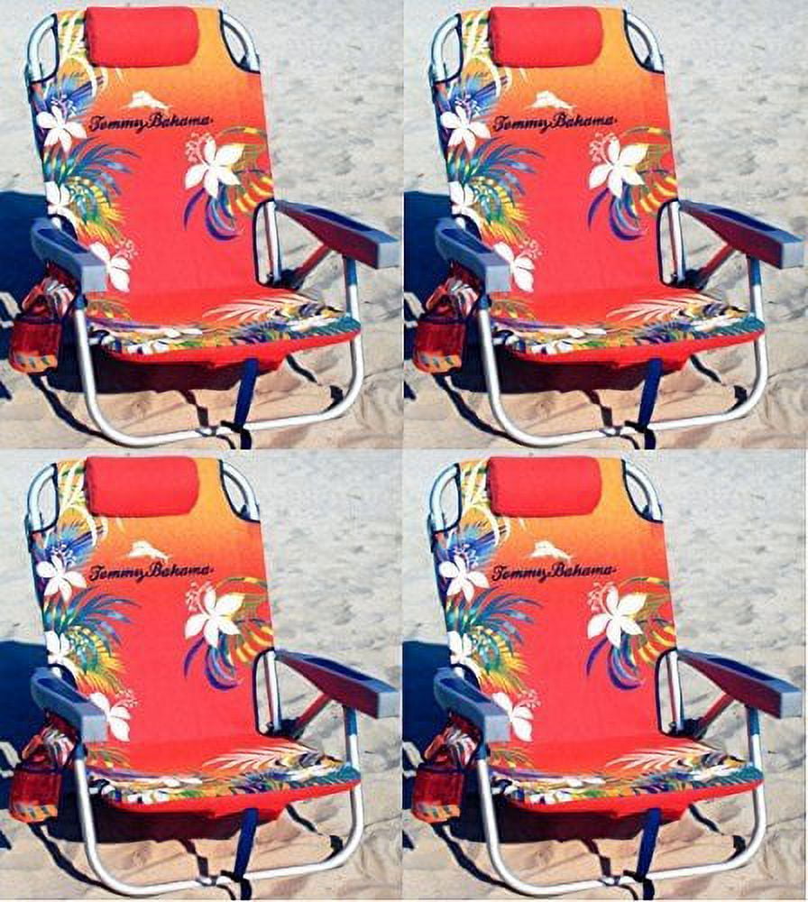 Tommy Bahama 2016 Backpack Cooler Chair with Storage Pouch and Towel