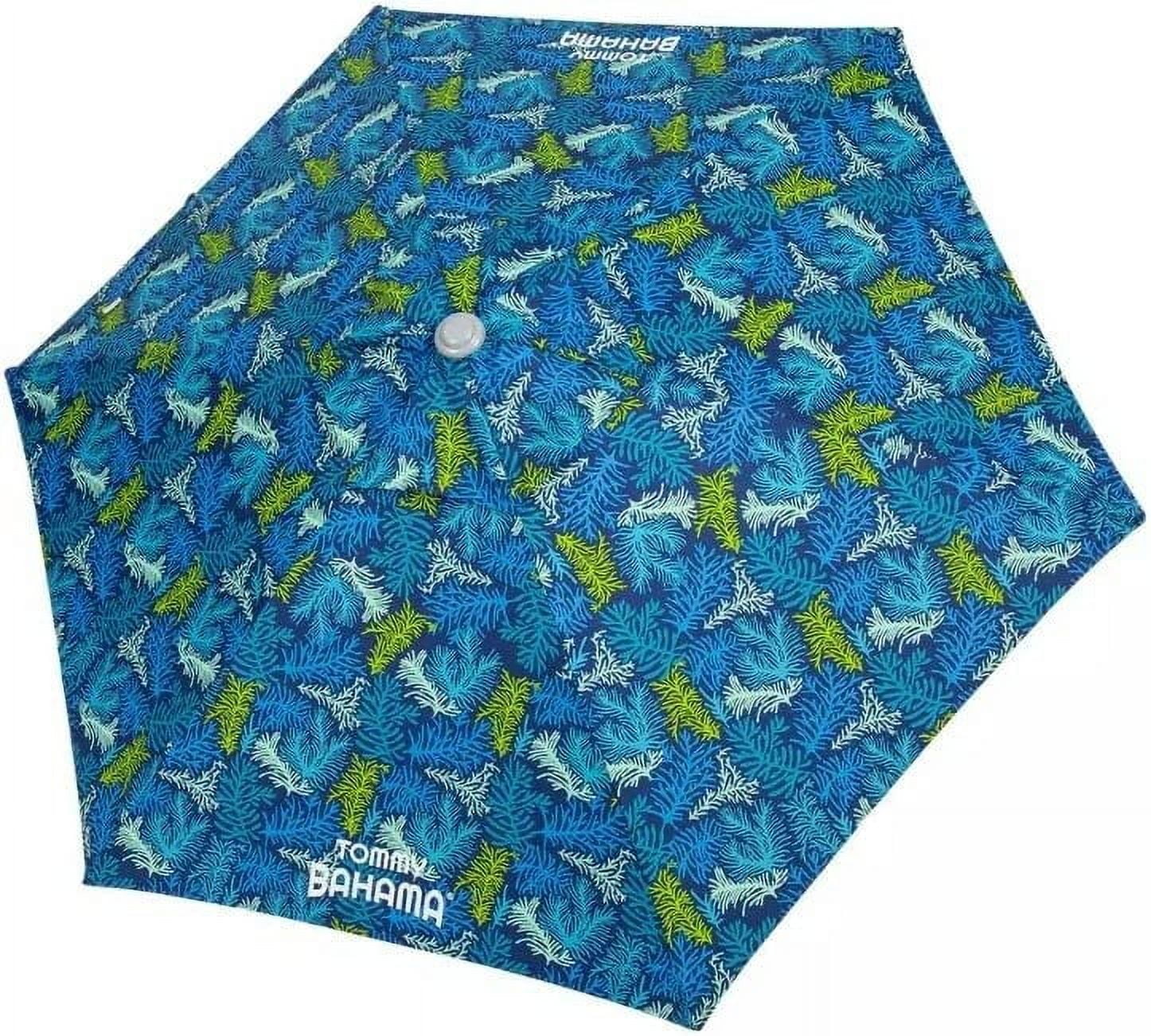 Navy Fish 7' Beach Umbrella with Tilt and Telescoping Pole
