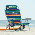 thumbnail image 1 of Tommy Bahama 5 Position Green Stripe Beach Chair, 1 of 7
