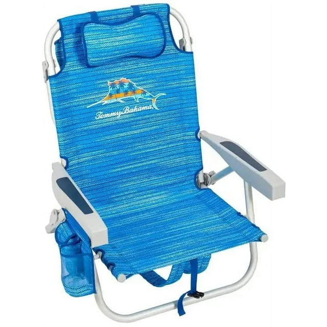 Tommy Bahama 5 Position Sailfish and Palms Backpack Beach Chair