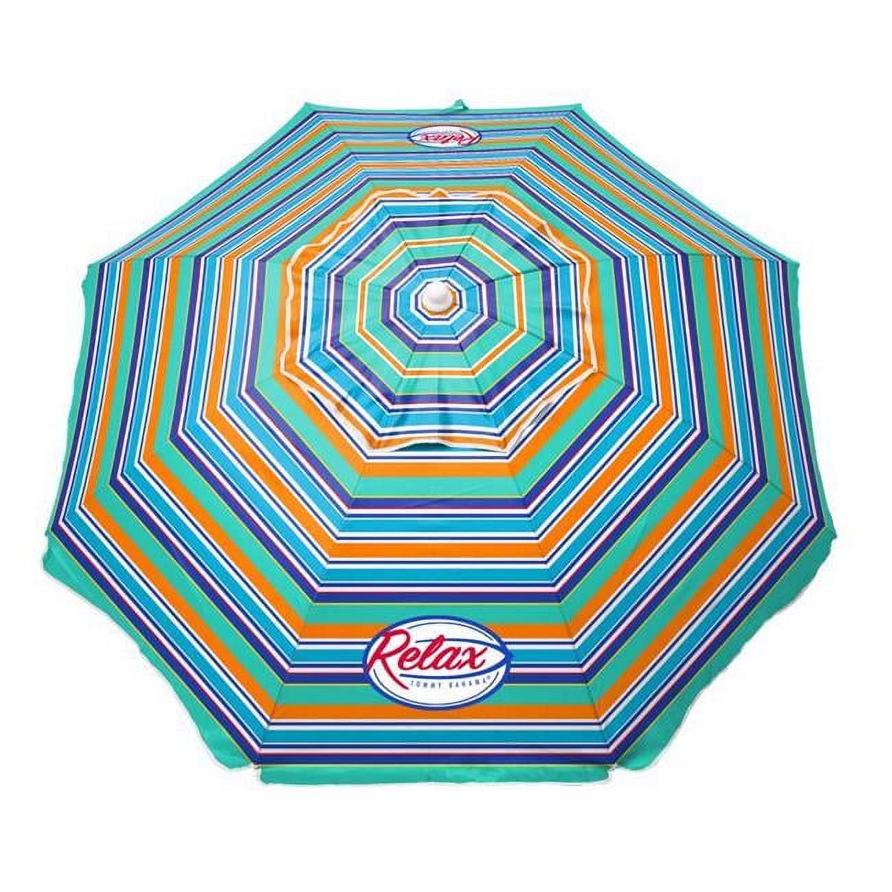 Tommy Bahama 6 ft. Tilt Tiltable Multicolor Beach Umbrella