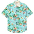 thumbnail image 1 of Tommy Bahama Aloha from Paradise Short Sleeve Aqua Aloha LG, 1 of 4