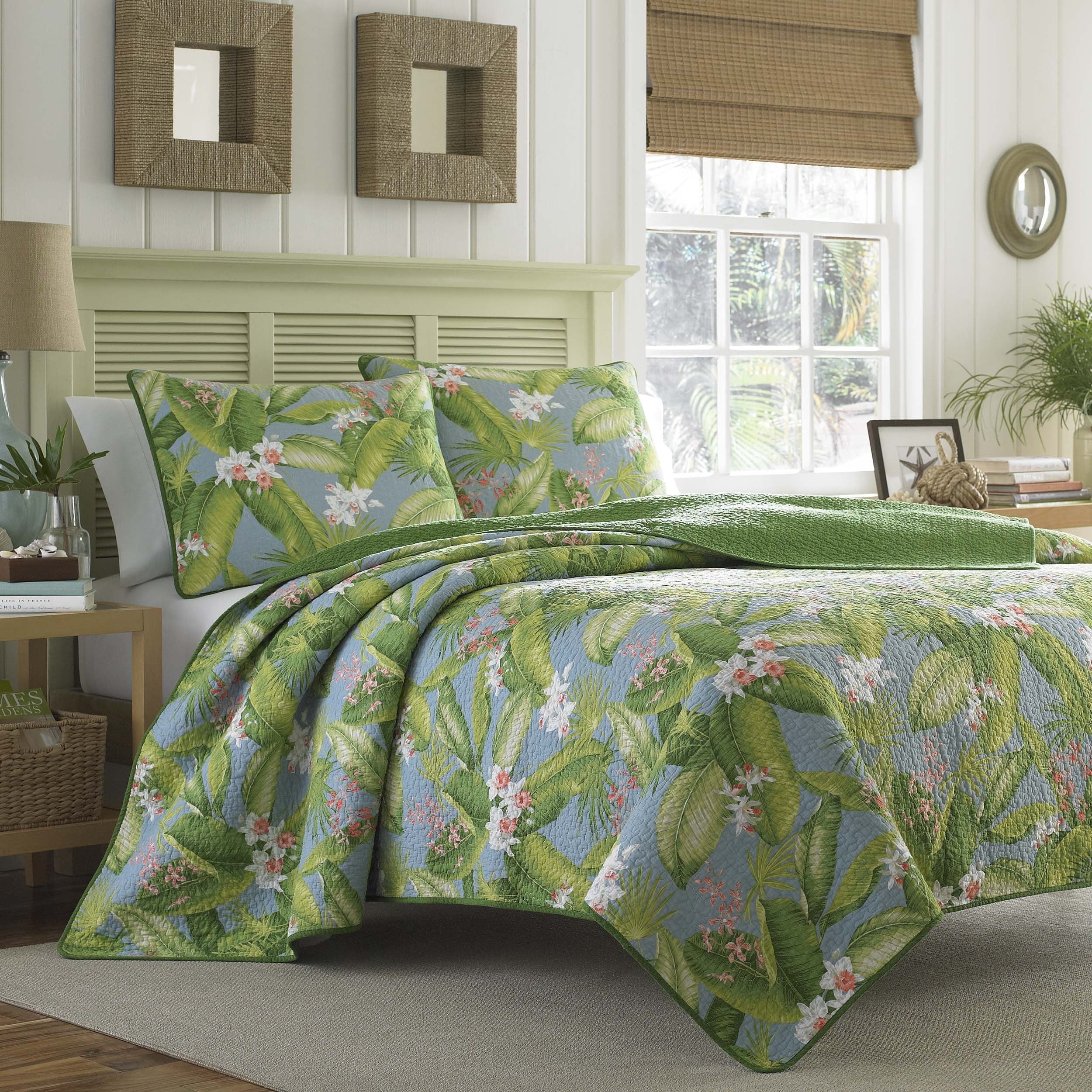 Tommy Bahama Home Tommy Bahama Aregada Dock Cotton Reversible Quilt Set