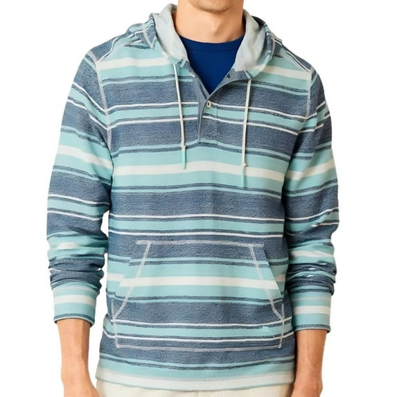 Tommy Bahama Blue Horizon Baja HoodieColor: Bering Blue, Size Large