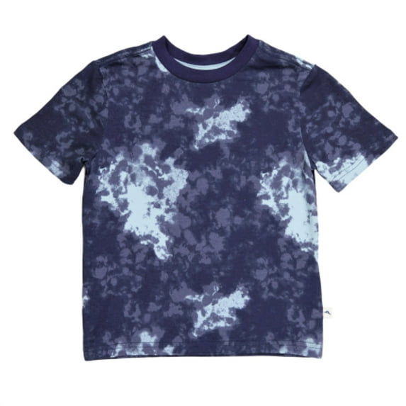 Tommy Bahama Boy's Tie Dye Print Tee Cotton Blend T-Shirt (Blue, S)