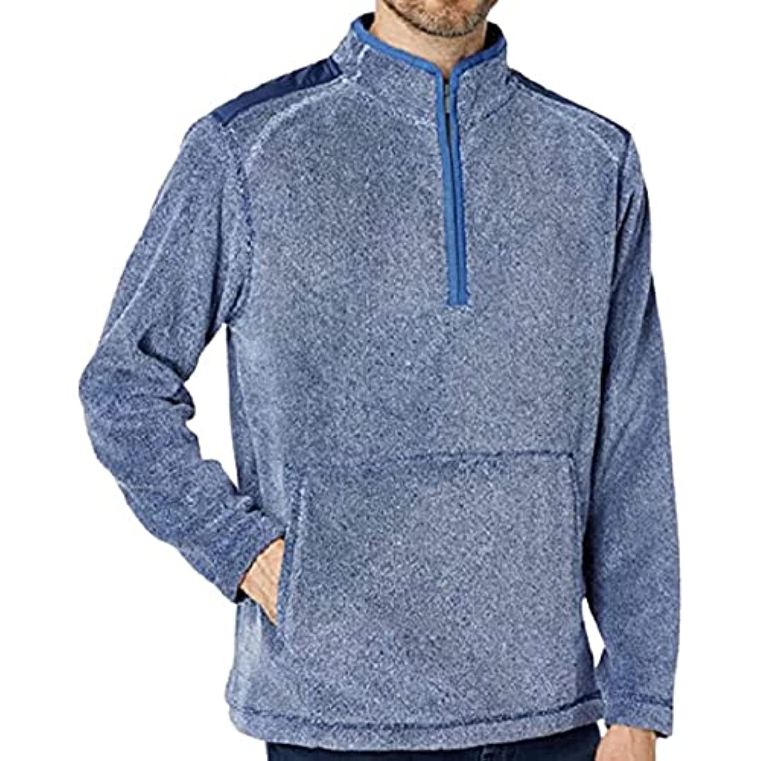 Tommy Bahama Cloud Peak 1/2 Zip in Sangria Red - Regulars