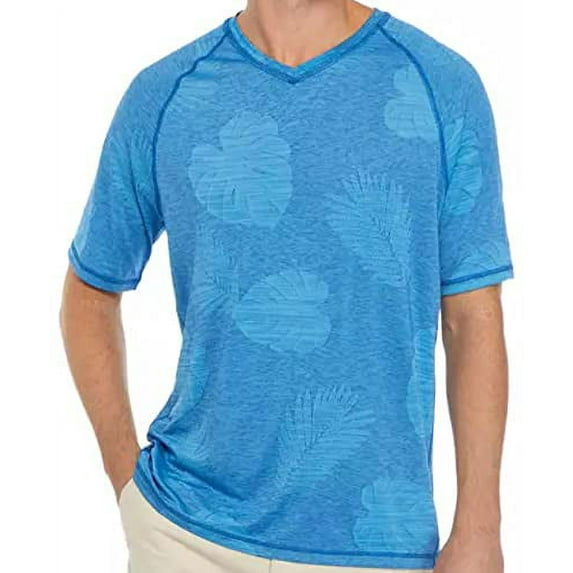 Tommy BahamaPalm Coast Delray Frond Short-Sleeve V-Neck Tee, XL