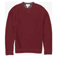 thumbnail image 1 of Tommy Bahama Flipshore Abaco Reversible Sweatshirt , Black Cherry Heather, S, 1 of 2