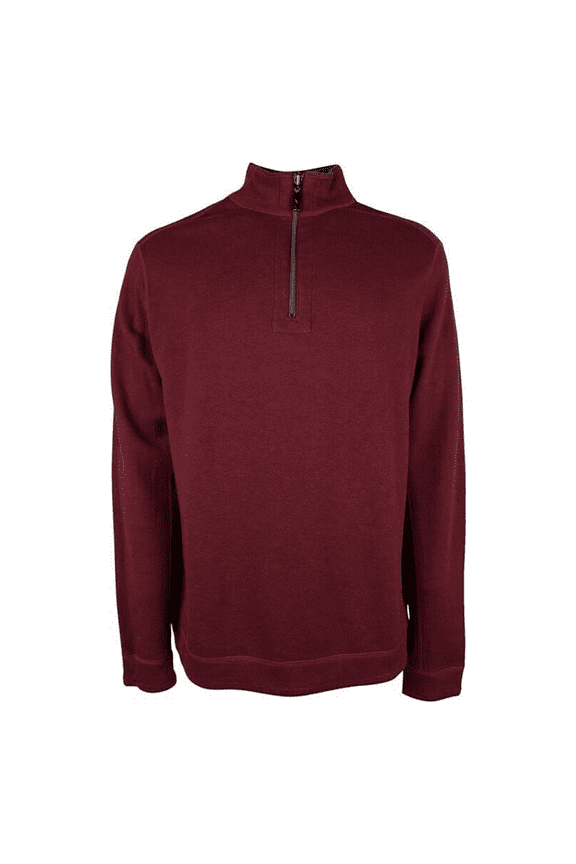 Men's Flipshore Half Zip Sweater Black Cherry Heather, 3XB