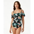 thumbnail image 1 of Tommy Bahama Floral Springs Off-The-Shoulder Flounce Tankini, Multi, S, 1 of 2