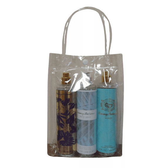 Tommy Bahama Fragrance Mist Body Spray Gift BagSt Bartz, Very Cool, Martinique 8oz 3 PC