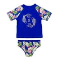 thumbnail image 1 of Tommy Bahama Girls' 2-Piece Rashguard and Swim Bottoms Set, 1 of 2