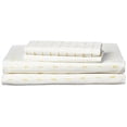 thumbnail image 1 of Tommy Bahama Home Percale Collection Sheet Set-100% Cotton, Crisp & Cool, Lightweight & Moisture-Wicking Bedding, King, Pineapple Pinstripe, 1 of 3