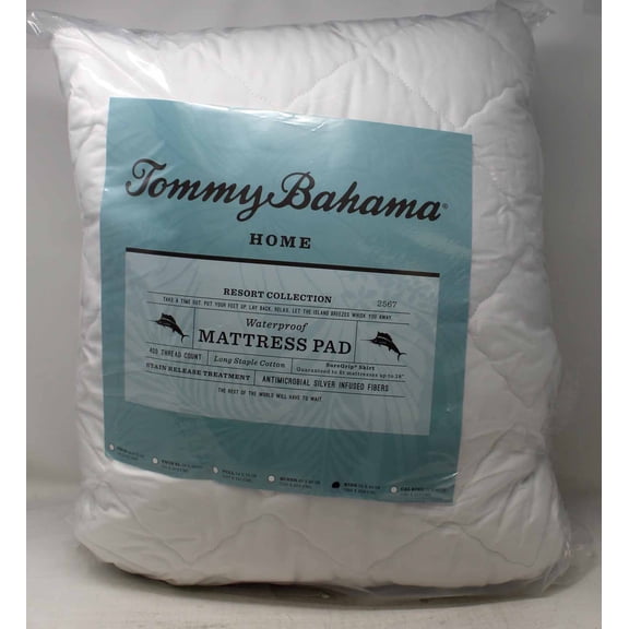 Tommy Bahama Home Waterproof Mattress Pad King 1 Count
