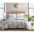 thumbnail image 1 of Tommy Bahama - King Comforter Set, Reversible Cotton Bedding with Matching Shams, Medium Weight Home Decor for All Seasons (Waimea Bay Green, King), 1 of 8