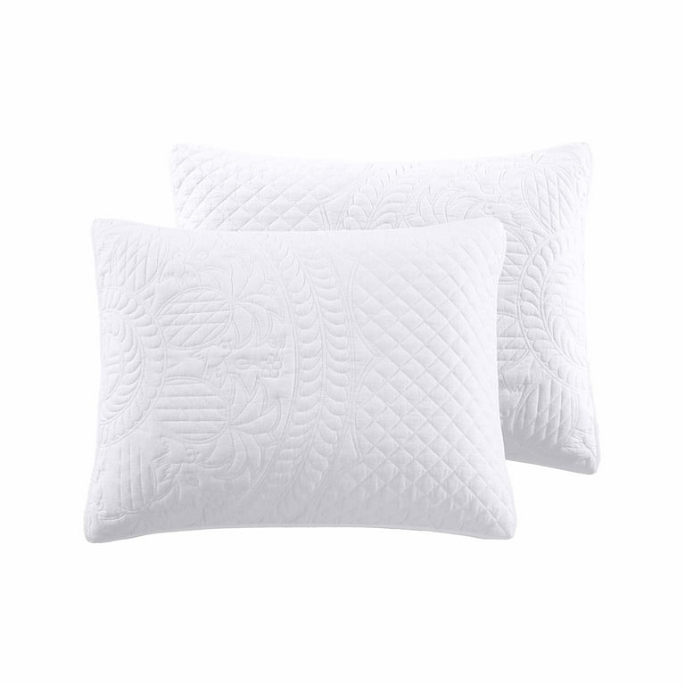 King white pillow shams top