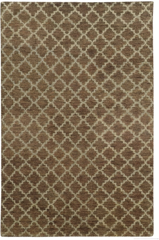 Hand-Knotted Blue Wool Traditional 8' x 10' Area Rug