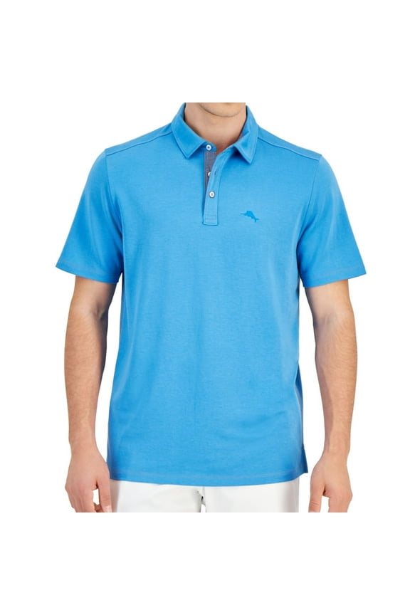 Mens Kohala Peak Polo Shirt, Blue, XLARGE S/S