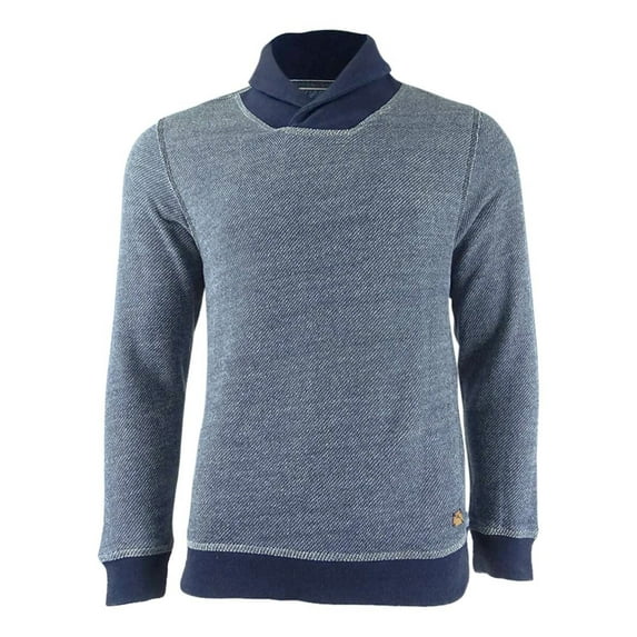 Tommy Bahama Men's Agave Azul Shawl Pullover (M, Indigo)