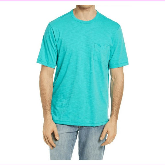 Tommy Bahama Men's Bali Beach Crew Short Sleeve GreenT-Shirt, S/P