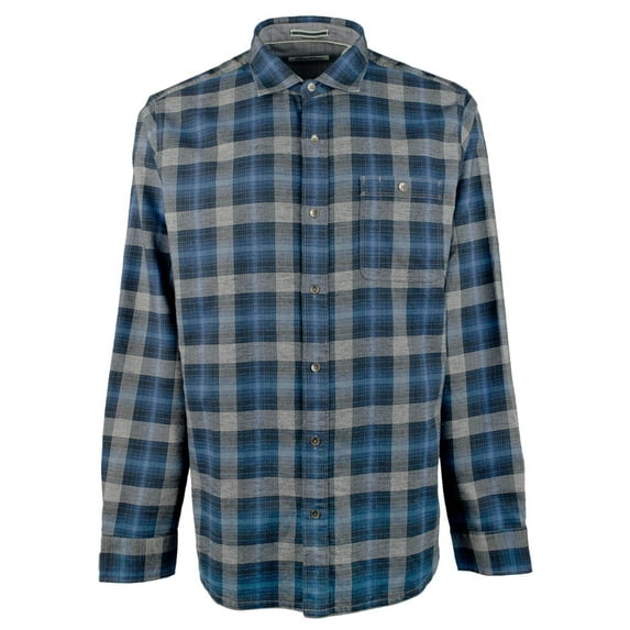 Tommy Bahama Men's Big & Tall Canyon Beach Cozy Check Long Sleeve Woven Shirt 3XLB