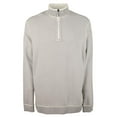 thumbnail image 1 of Tommy Bahama Men's Big & Tall Flip Coast Half-Zip Reversible Pullover Sweatshirt ClHthr 4XB, 1 of 4
