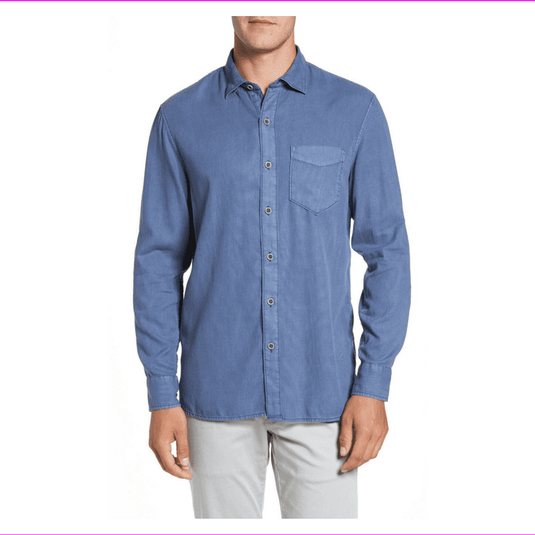 Tommy Bahama Men s Big and Tall Dobby Dylan Sport Shirt Size 2XT