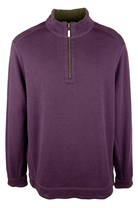 Men's Big and Tall Flipshore Reversible Pullover Shirt RPrpl 3XLT